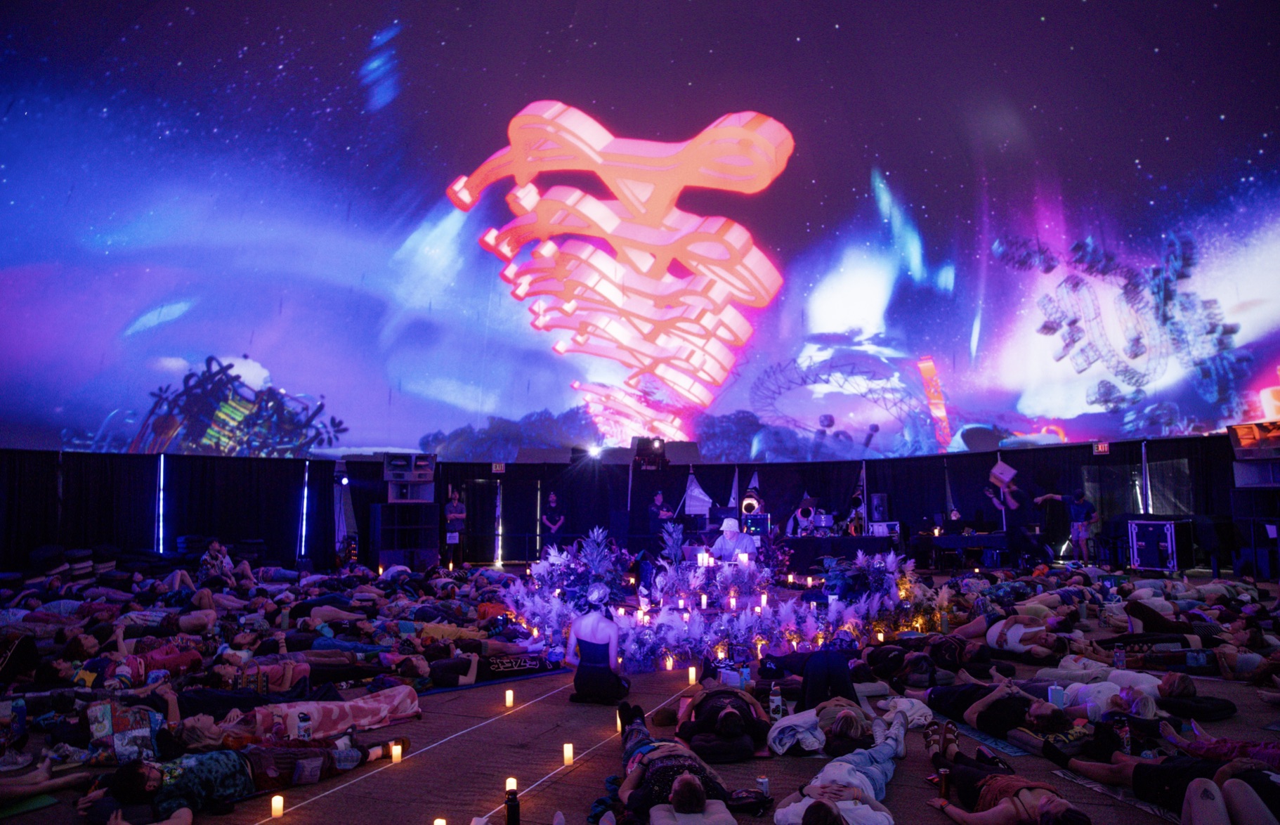 Portal Bicycle Day sound bath at Meow Wolf Denver